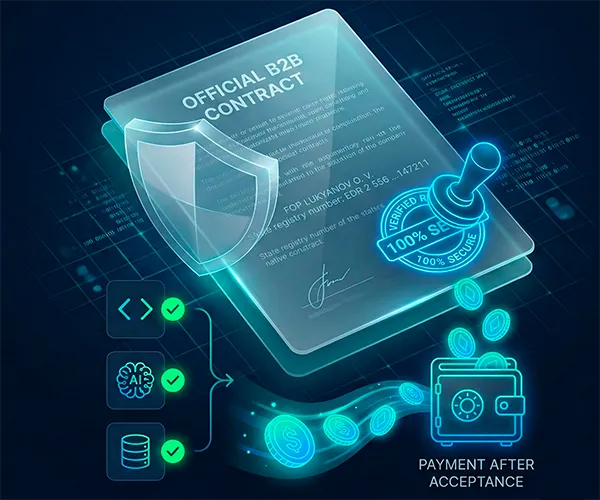 Офіційний договір із печаткою та підписом — Verified Result